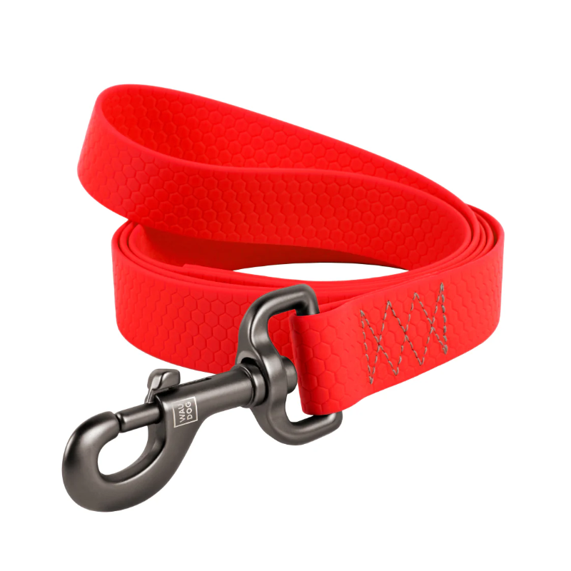 LAISSE WAUDOG COLLARTEX 25mm 122cm ROUGE