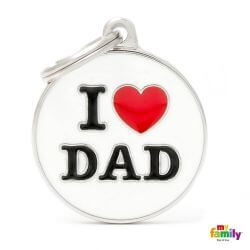 Médaille Charms Love Dad