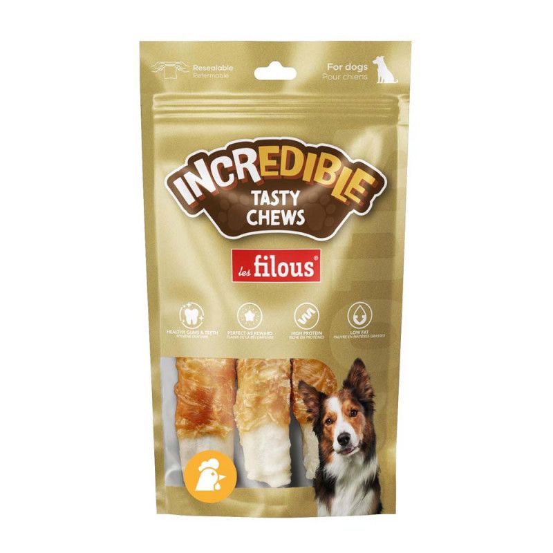 FRIANDISE ROULEAU AU POULET 10cm x3