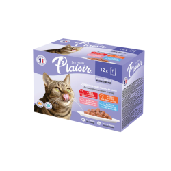 PLAISIR MULTIPACK 12x85gr CHAT 4 RECETTES