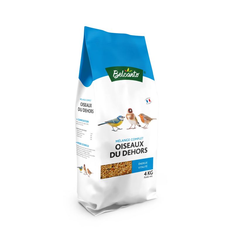MELANGE GRAINES & CEREALES OISEAUX DU JARDIN 4kg