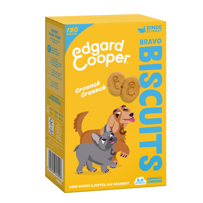 BISCUITS DINDE POUR CHIEN 0.4kg