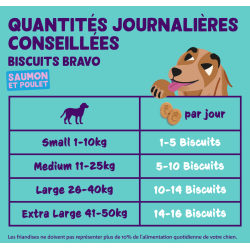 BISCUITS SAUMON POUR CHIEN 0.4kg