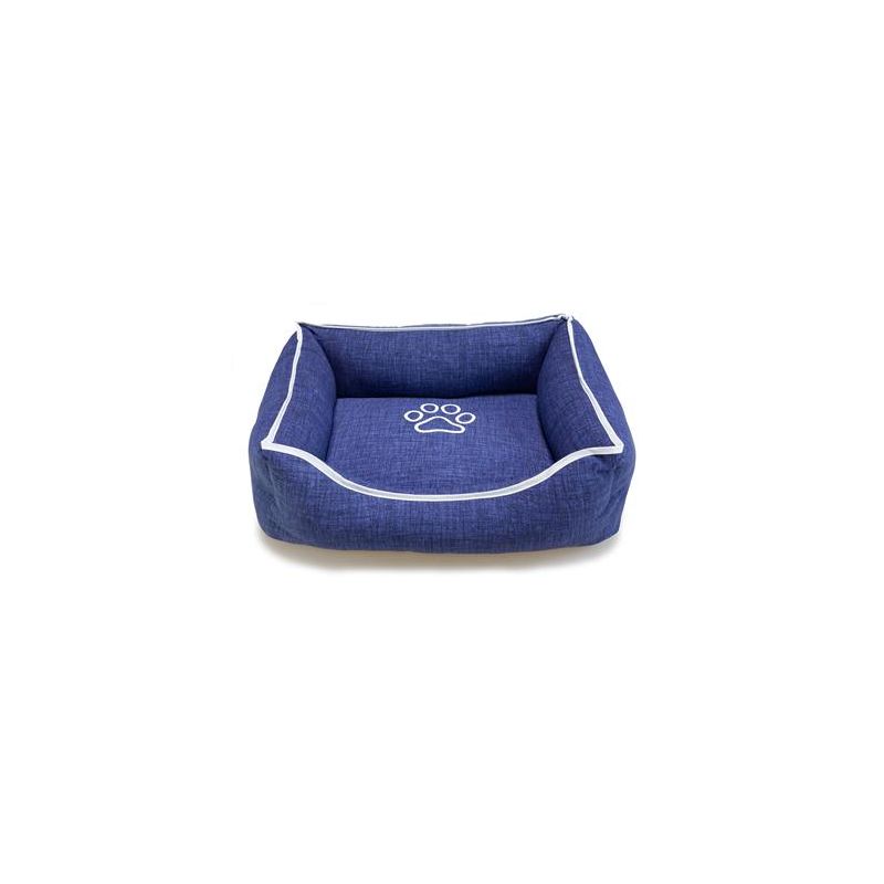 SOFA CARRE BLEU EMPREINTE 85x68x21cm
