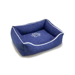 SOFA CARRE BLEU EMPREINTE 85x68x21cm