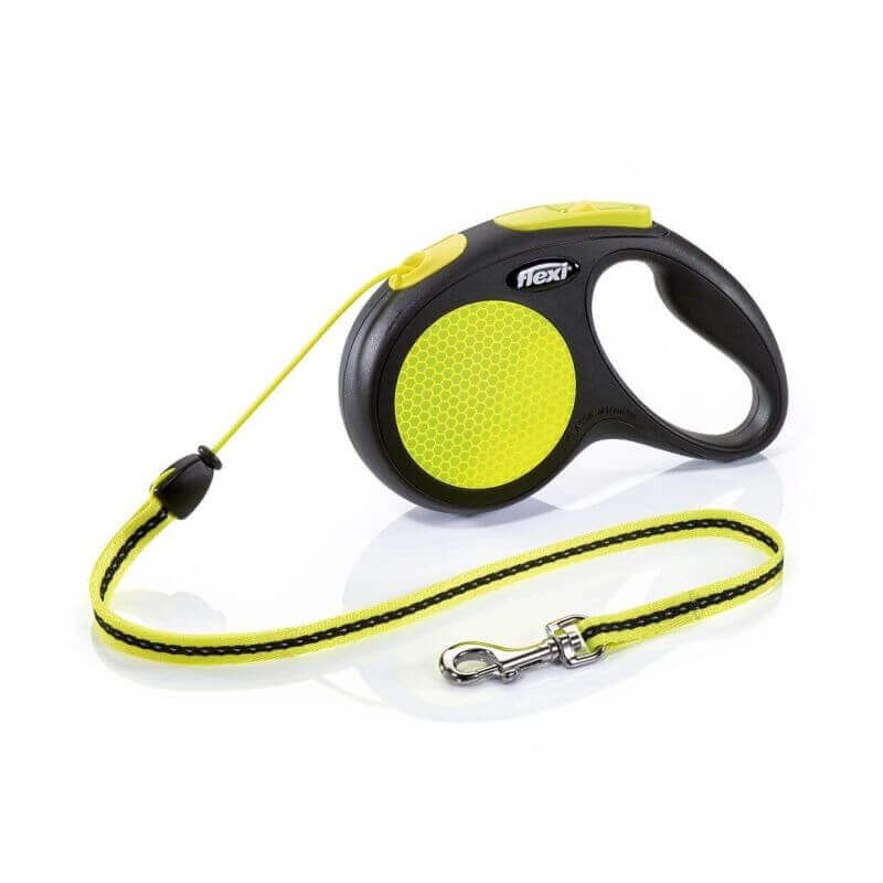 Laisse retractable Flexi New Neon Corde 5m