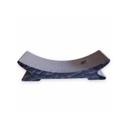 GRIFFOIR SALON 68x22x17cm IMPRIME NOIR TAUPE BLANC