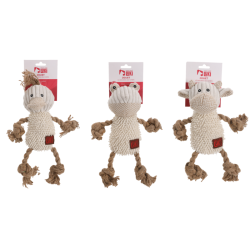 JOUET PELUCHE & CORDE FORME...