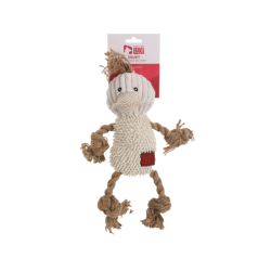 JOUET PELUCHE & CORDE FORME CANARD MOUTON & GRENOUILLE 30cm