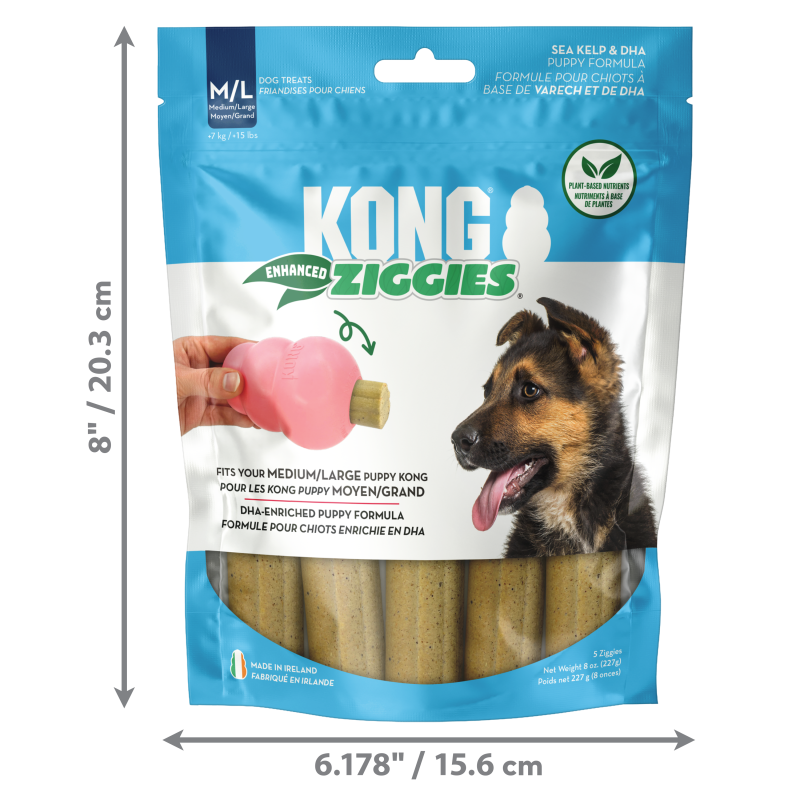 BATONNETS ZIGGIES POUR CHIOT AMELIORES M/L 227gr