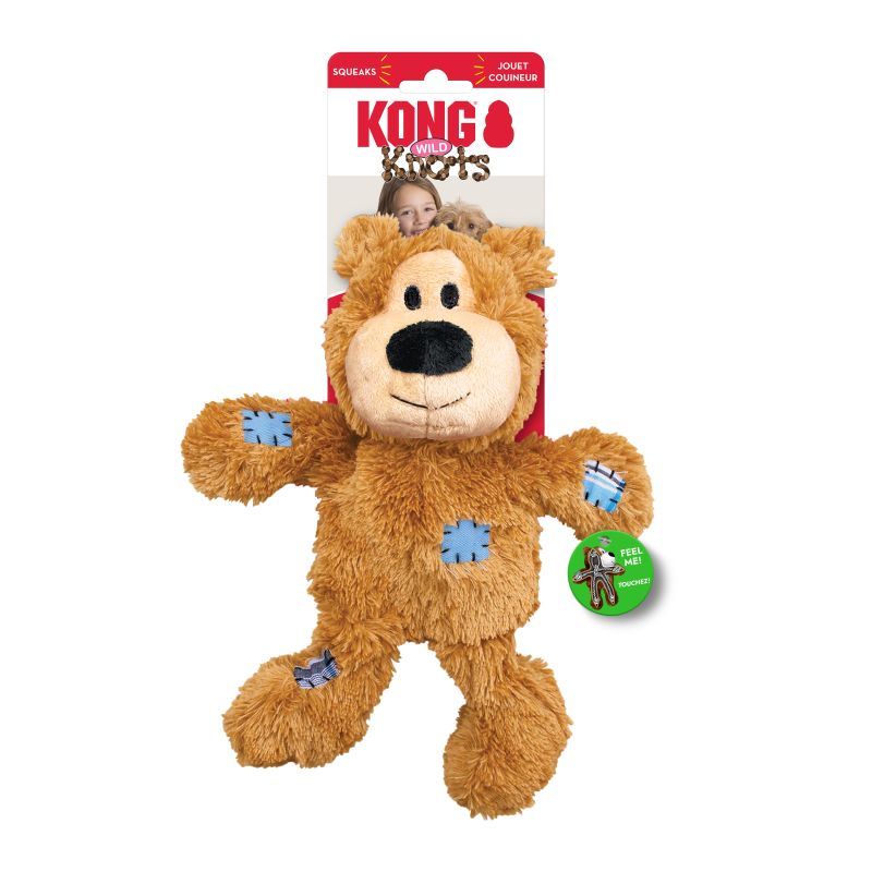 KONG WILD KNOTS BEAR ASSORTED MD/LG