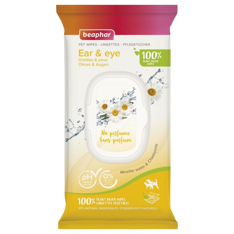 LINGETTES VEGETALES OREILLES & YEUX x30