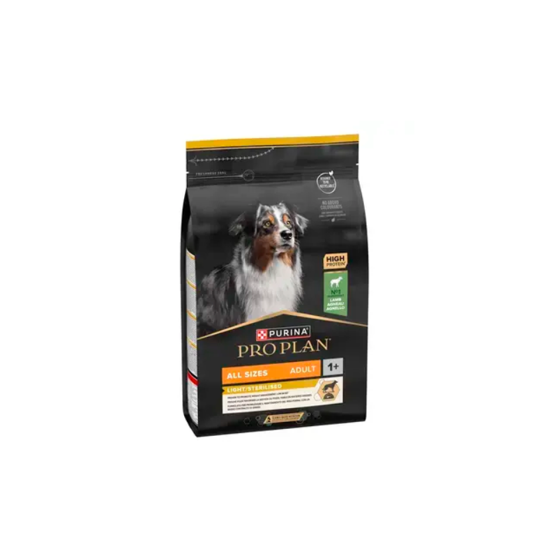 PROPLAN ALL SIZE ADULT LIGHT/STERIL AGNEAU 3KG