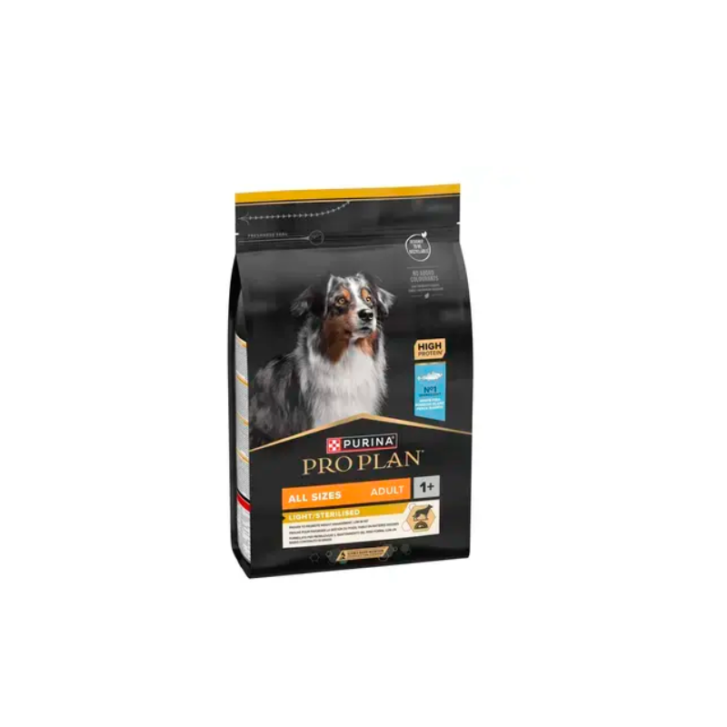 PROPLAN ALL SIZE ADULT LIGHT/STERIL POISSON BLANC 3KG