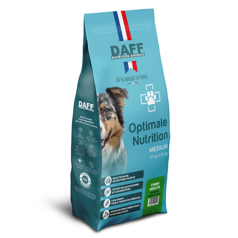 DAFF OPTIMALE CHIEN MEDIUM Agneau 12 Kg