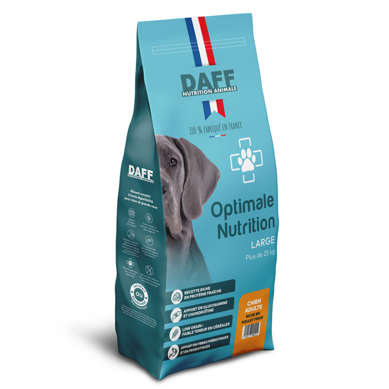 DAFF OPTIMALE CHIEN LARGE Poulet 12KG