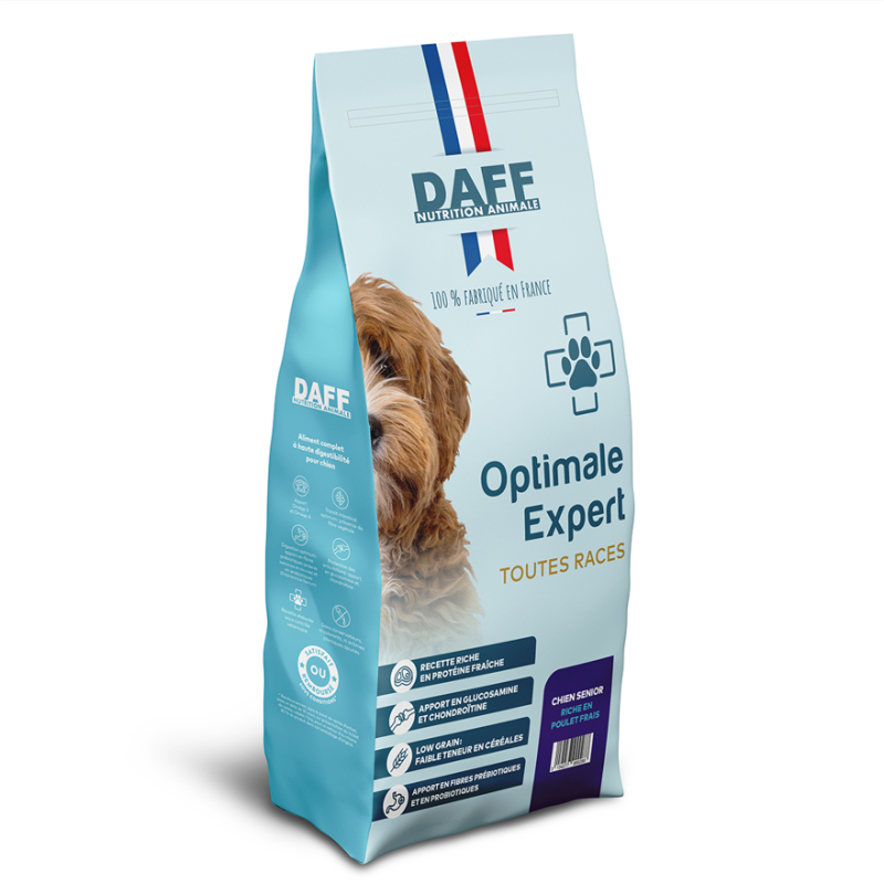 DAFF OPTIMALE EXPERT TOUTES RACES SENIOR 3KG – Poulet Frais