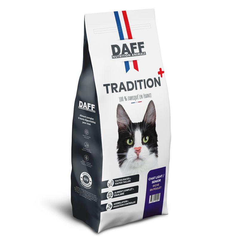 DAFF TRADITION + SENIOR LIGHT POULET 2 KG CHAT