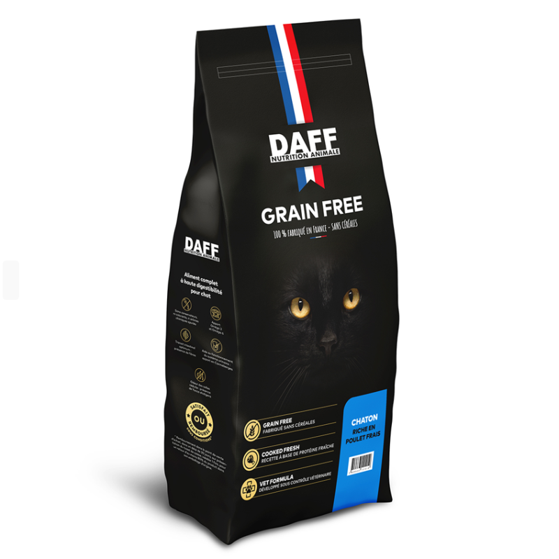DAFF GRAIN FREE CHATON POULET FRAIS 5KG