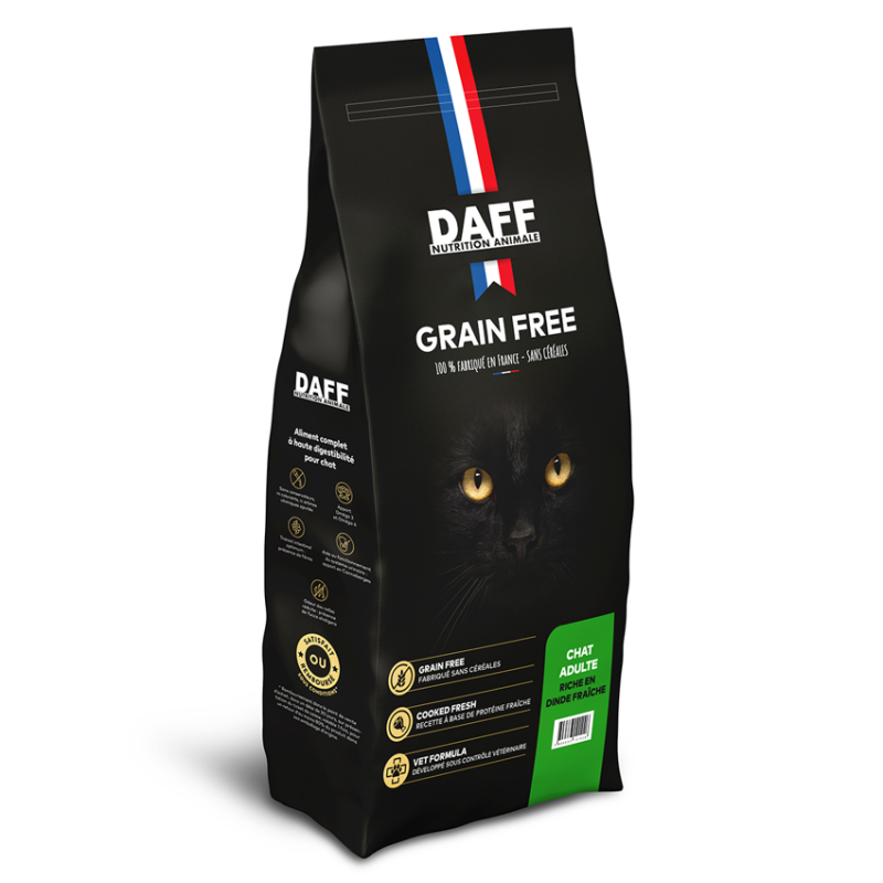 DAFF GRAIN FREE CHAT DINDE FRAICHE 2KG