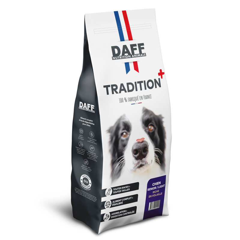 DAFF TRADITION + SENIOR RICHE EN VOLAILLE 3KG