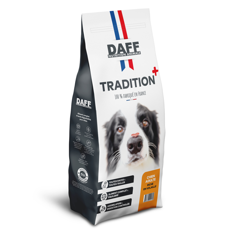 DAFF TRADITION + ADULTE RICHE EN VOLAILLE 3KG