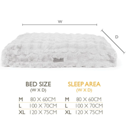 Scruffs Alpine Mattress (XL) 120 x 75cm - Taupe