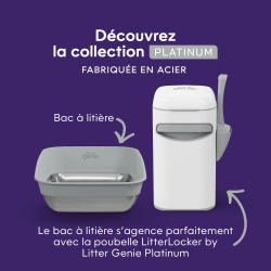 BAC A LITIERE LITTER GENIE PLATINUM + POUBELLE OFFERTE