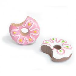 DONUT MORDU EN VINYLE 10.3cm - À L'UNITÉ