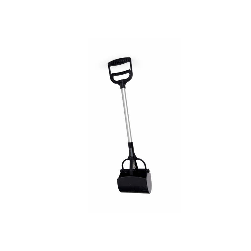 PINCE RAMASSE CROTTE AVEC POIGNEE MANCHE INOX 71cm