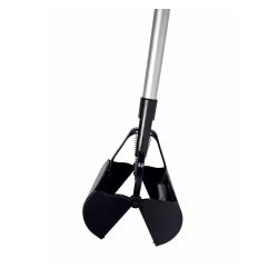 PINCE RAMASSE CROTTE AVEC POIGNEE MANCHE INOX 71cm