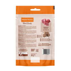 NV chien Freeze Dried Snack Chunks Boeuf 50g