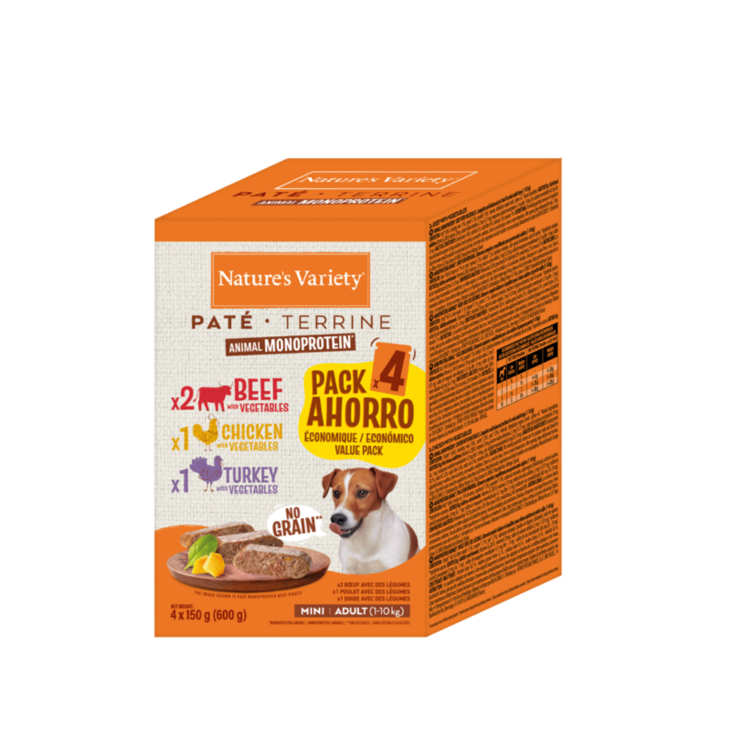 NV chien Pochon Mini multipack 4x150g