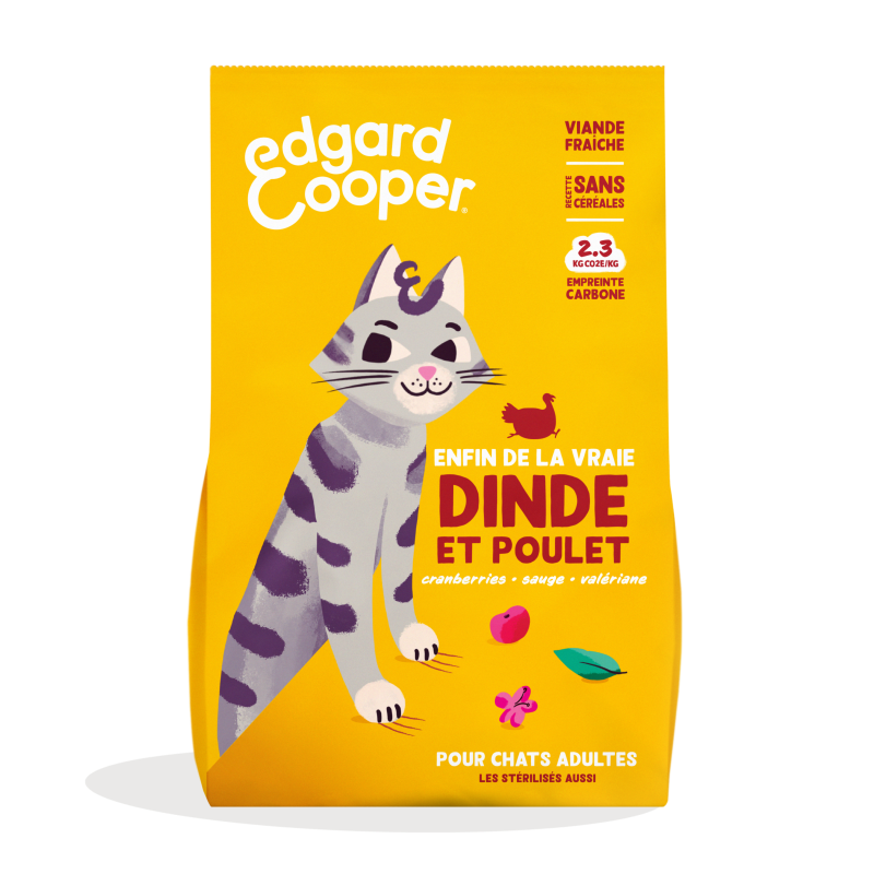 CHAT ADULTE CROQUETTES DINDE/POULET 2 KG