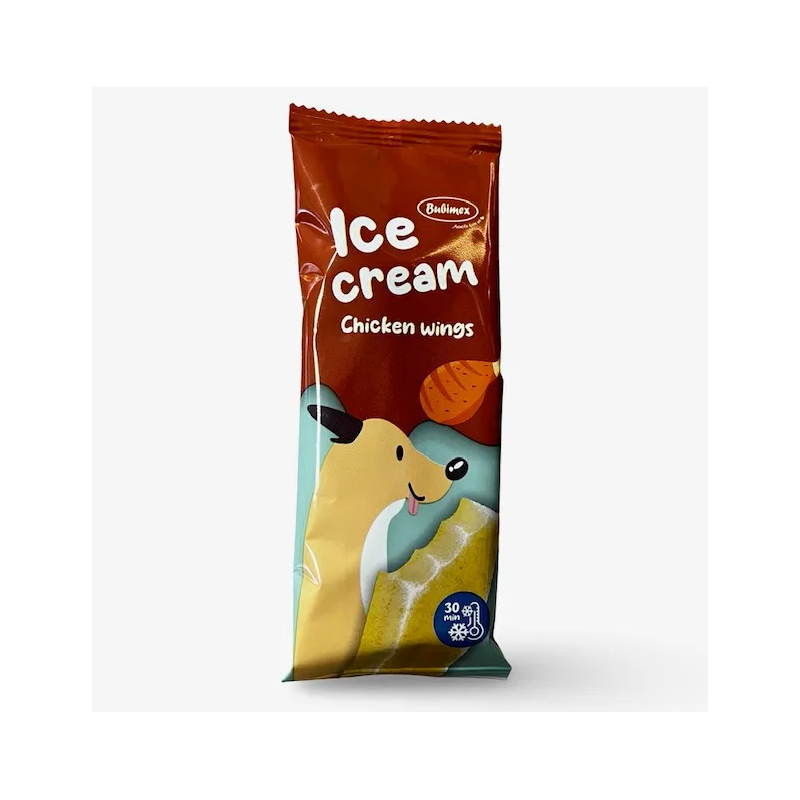 Snack glace. chicken wings. 50g
