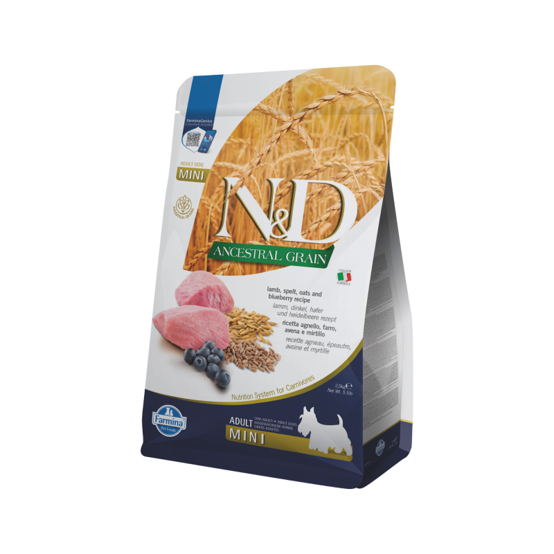 ND ANCESTRAL AGNEAU MYRTILLE CHIEN ADULTE MINI 2.5 kg
