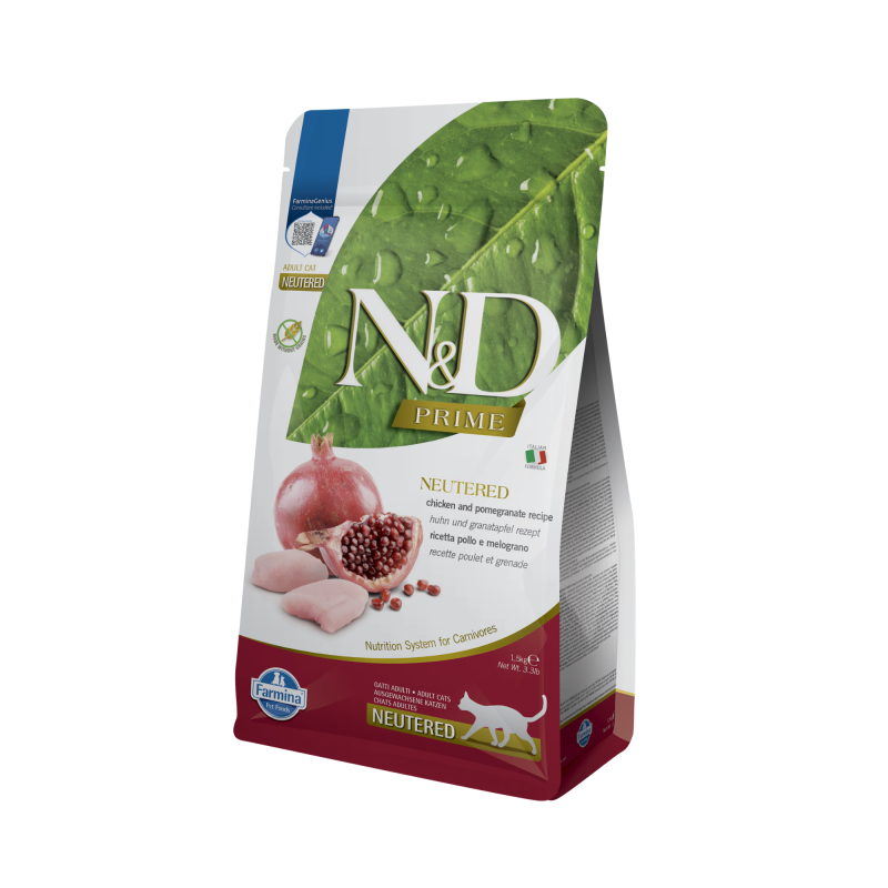 ND PRIME POULET GRENADE CHAT ADULTE STERILISE 1.5 kg