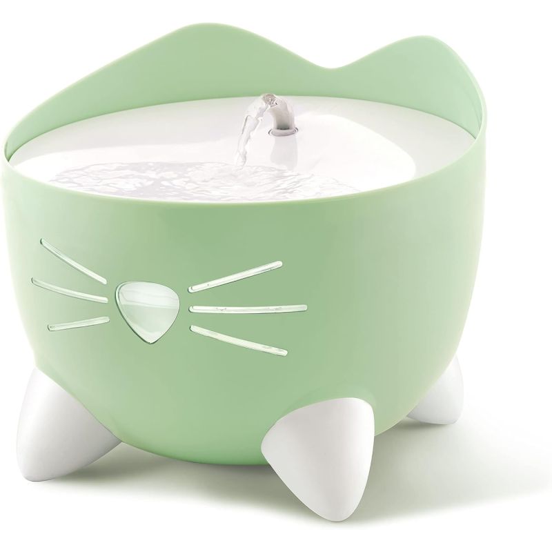 FONTAINE CHAT PIXI VERT MENTHE
