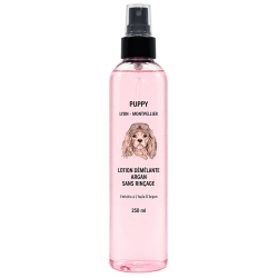 Lotion démêlante Argan sans rinçage PUPPY pour chien et chat 250 ml