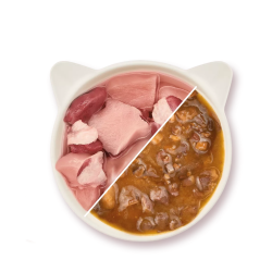 WOW CHAT SAUCE ADULT CANARD & POULET 85 GR