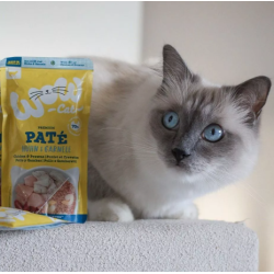 WOW CHAT PATEE ADULT POULET & CREVETTES 125 GR