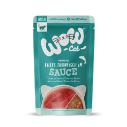 WOW CAT Sauce Adulte Thon pour chat 85 g