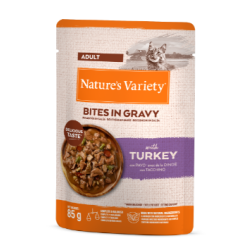 NV Chat pochon bouchées en sauce dinde 85 g