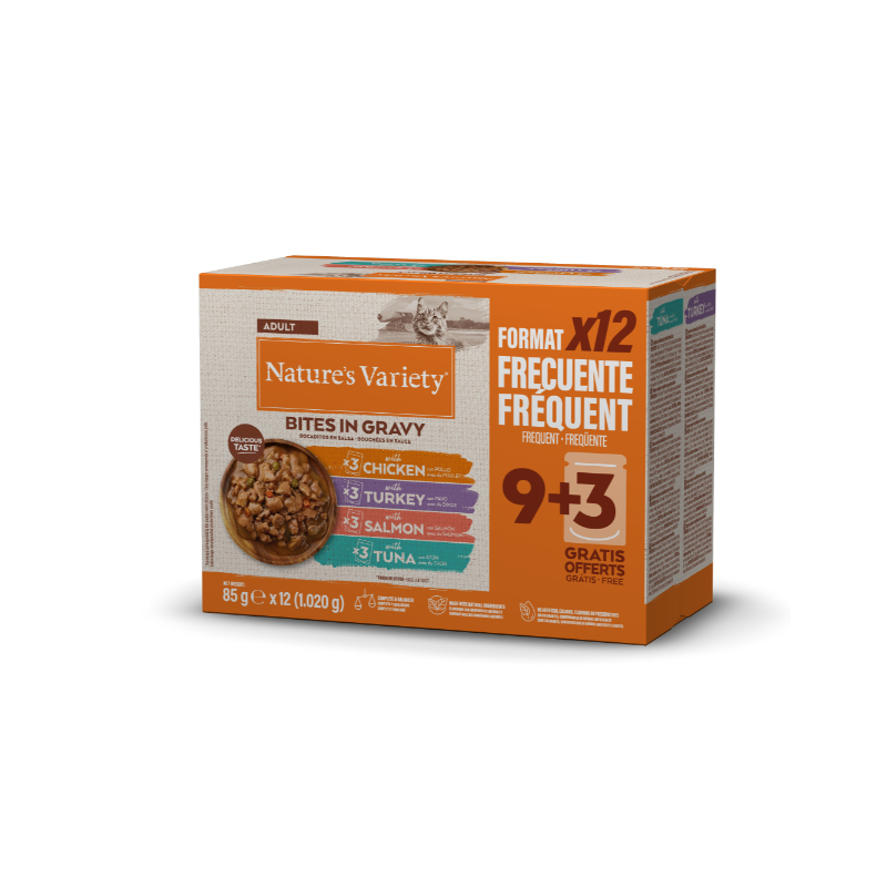 NV chat Bouchées en sauce Multipack 12x85g