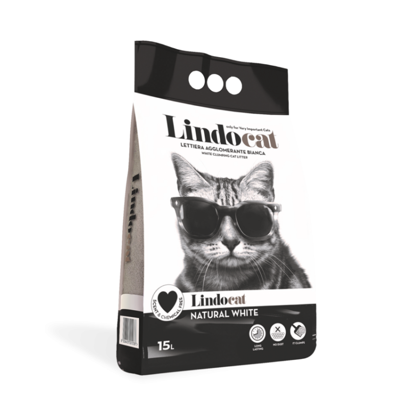 Litière Lindocat Natural White 15L