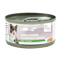 Bubi Nature Chat Thon et Sardine en Gelée 70 g