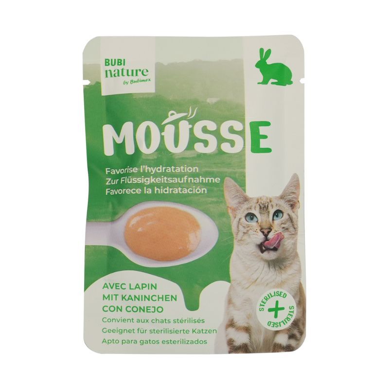 Bubi Nature Mousse au Lapin 50 g pour chat