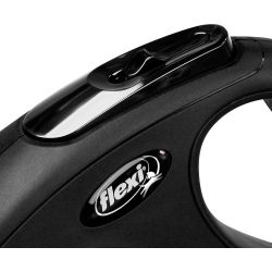 FLEXI CLASSIC CORD S NOIRE 5M