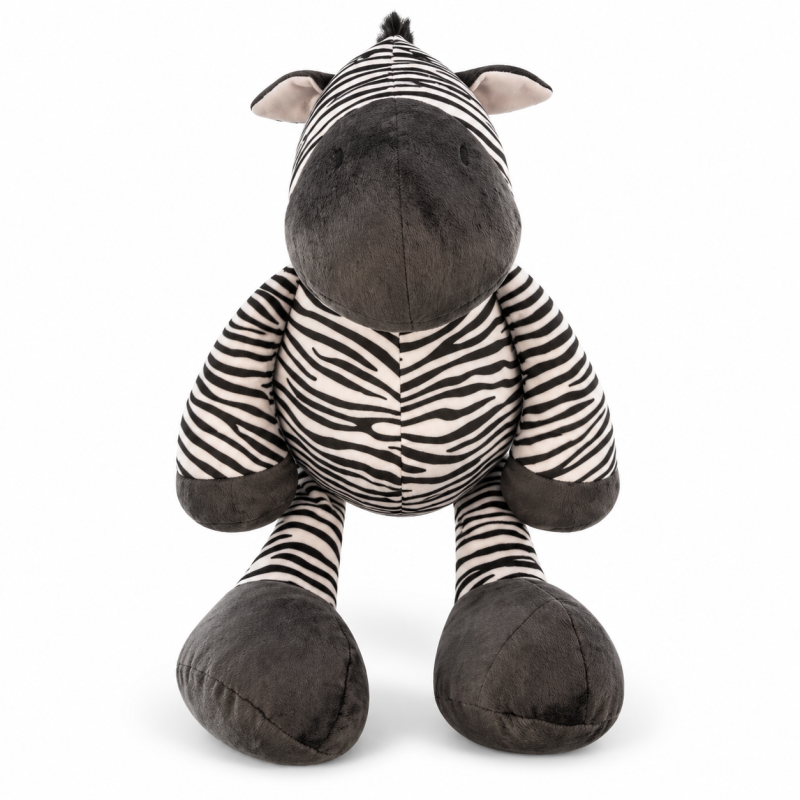Jouet Chien peluche Zèbre XL 60cm