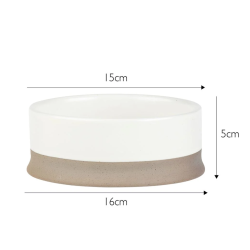 SCRUFFS BOWL SCANDI CREAM 16X16X5 cm